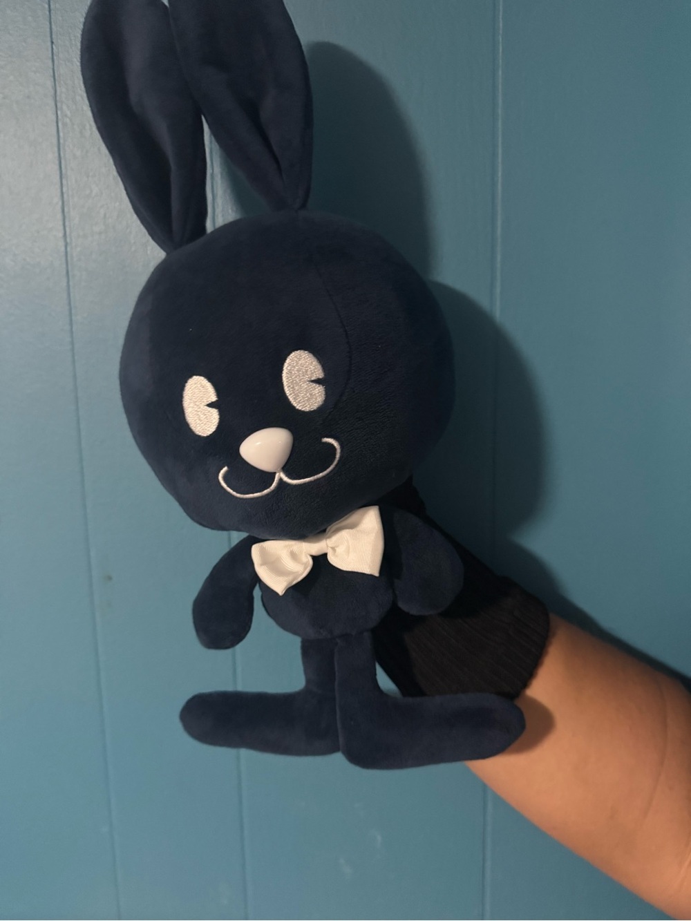 Jack Bunny!! Japan Navy Rabbit Hand Puppet NWT